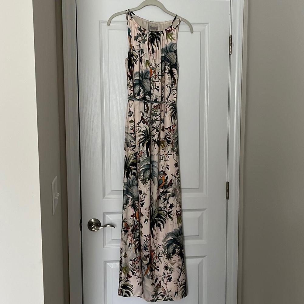 NWT Jungle Print Flowy Maxi Dress